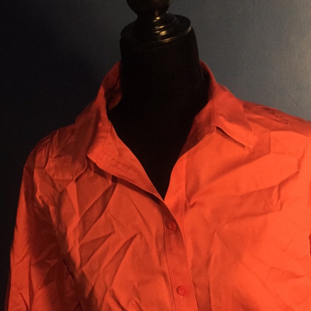 Peach button down - Picture 4 of 5